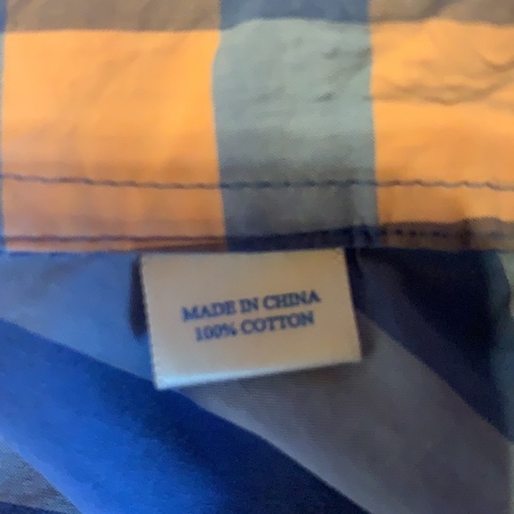 Southern Tide Trim Fit Sailgate blue plaid shirt Size Medium - Picture 8 of 9